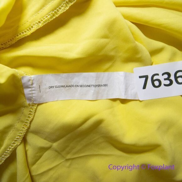 Jason Wu x Eloquii Pleated Detail Midi Dress yellow‎ floral, size 20 - Picture 16 of 16